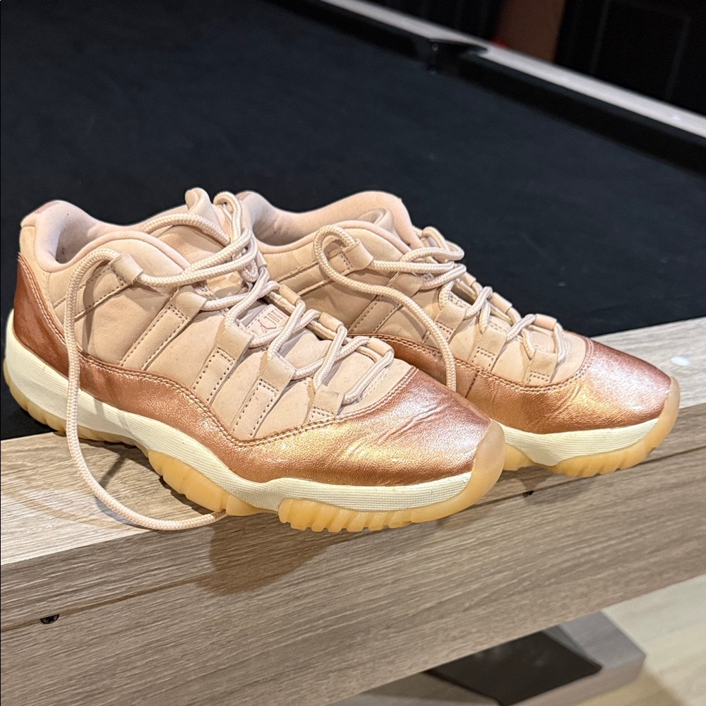 Jordan  11’s Women's Sneakers in Rose Gold.